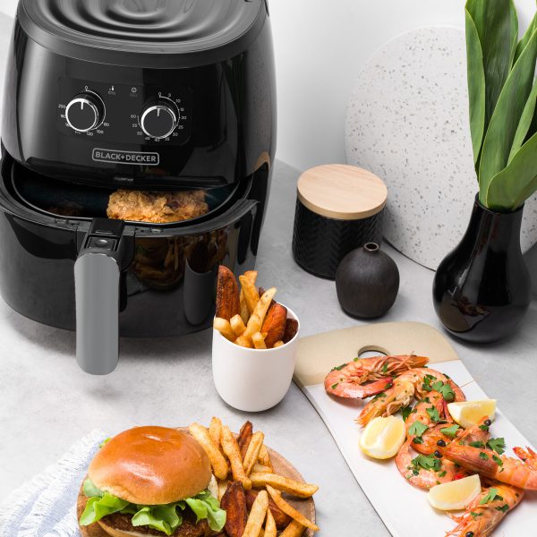 Freidora De Aire De 5L Air Fryer Black And Decker HF5005B – Proveedora ...