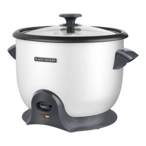 Arrocera Black and Decker multiusos 20 tazas Blanco