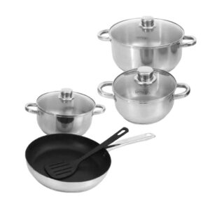 Juego de ollas Umco Acero inoxidable Brilliance 8pzs