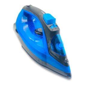 Plancha de vapor cerámica warenhaus azul 1200W