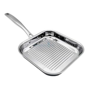 Sartén cuadrado grill acero inoxidable 62159/220 Tramontina 22cm 1,2L