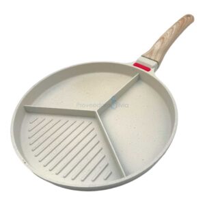 Sartén multiuso inducción 3 divisiones grande 25cm