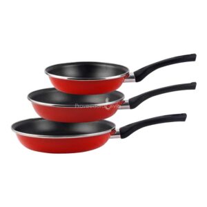 Sartenes MAGEFESA Coral 3pzs de Acero Vitrificado