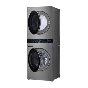Torre de lavado LG 22KG silver inverter sensor WK22VS6PE