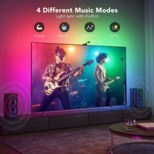 Inmersor de luz LED RGB-IC con cámara para TV App Wifi control