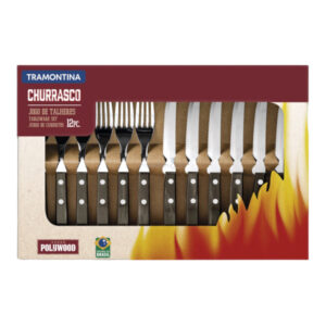 Cubiertos para asado Tramontina 12pzs