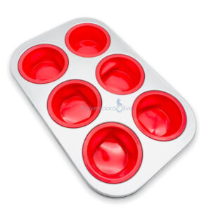 Molde de muffins 6pcs